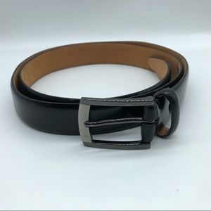 SOPHOS Premium Black Leather Trouser Belt Size XL